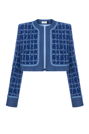 DENIM TWEED JACKET