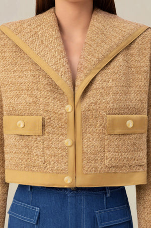 GOLD SAILOR TWEED JACKET