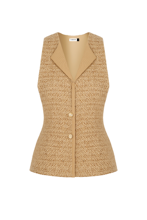 GOLD TWEED WAISTCOAT