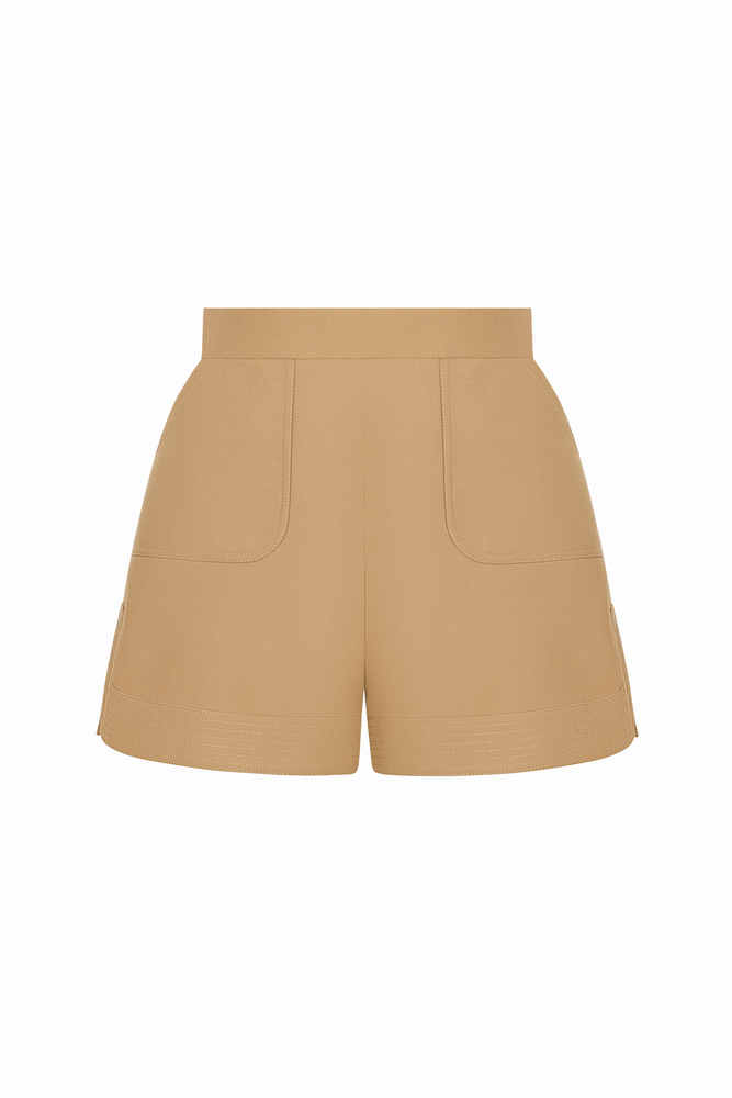 
            
                Load image into Gallery viewer, CAMEL SHORTS
            
        