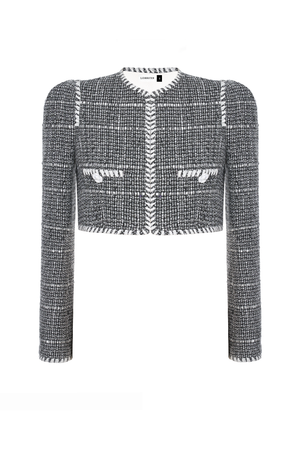 BLACK TWEED JACKET