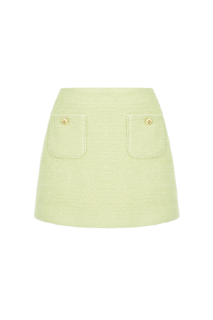 MINT KNIT MINI SKIRT