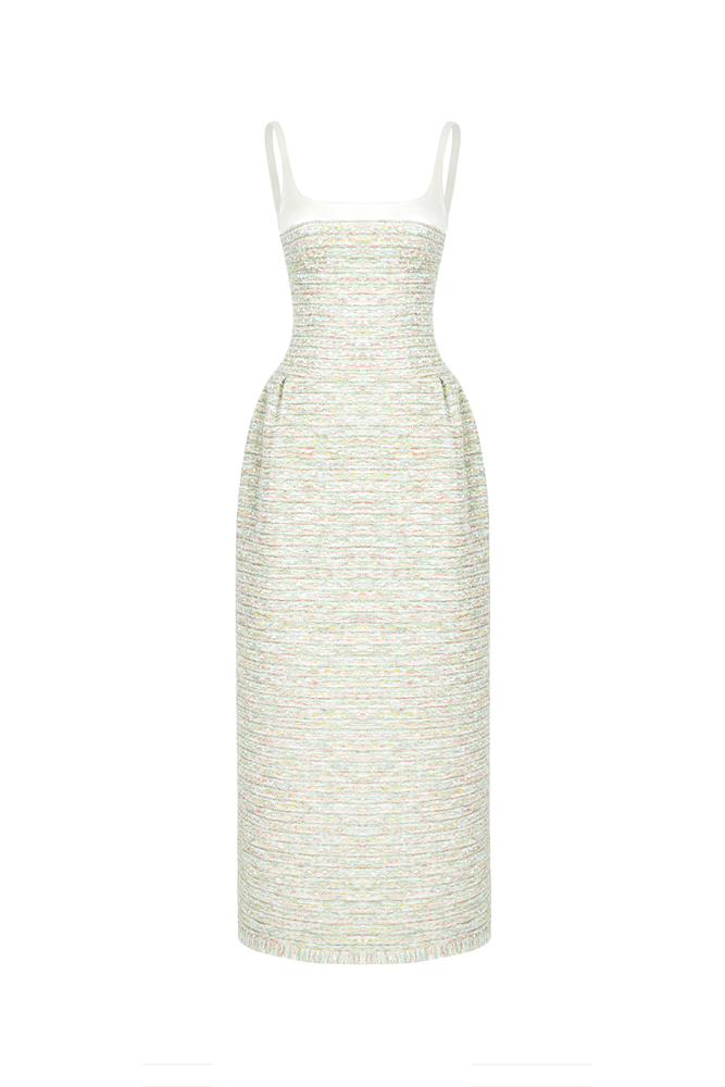 MINT TWEED DRESS