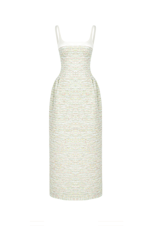MINT TWEED DRESS