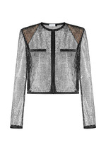 Black Rhinestone Blazer