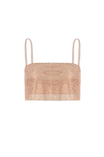 Apricot Rhinestone Top