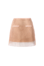 Apricot Rhinestone Skirt