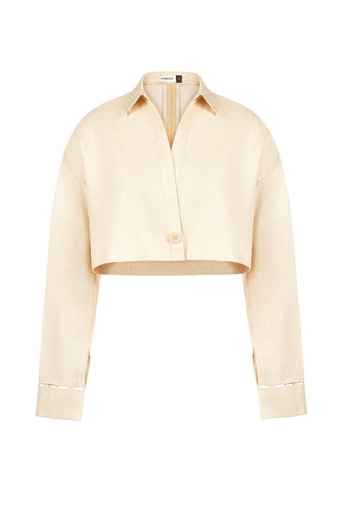 Ivory Linen Shirt