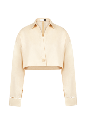 Ivory Linen Shirt