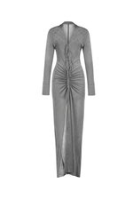 Grey Jersey Maxi Dress