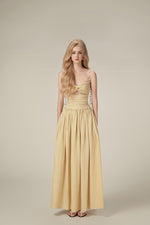 Linen Convallaria Maxi Dres