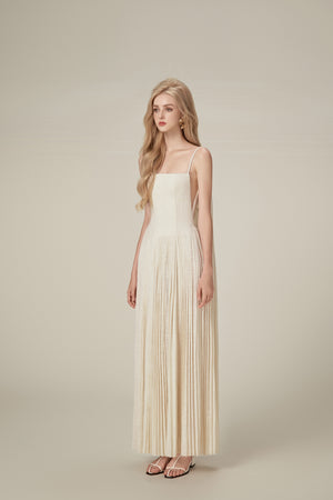 
            
                Load image into Gallery viewer, White Linen Maxi Dress
            
        