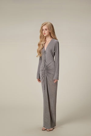 
            
                Load image into Gallery viewer, Grey Jersey Maxi Dress
            
        