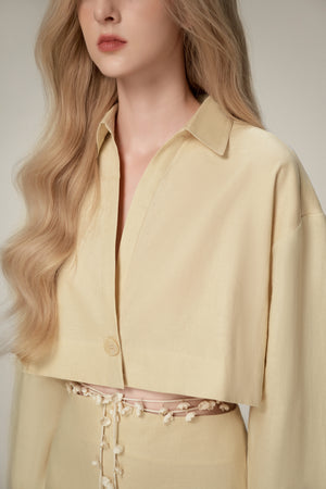Ivory Linen Shirt