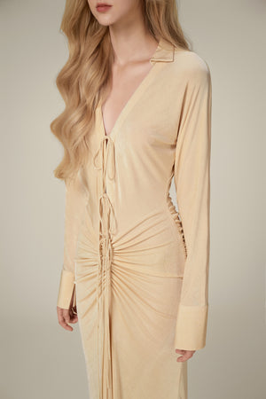 
            
                Load image into Gallery viewer, Apricot Jersey Maxi Dress
            
        