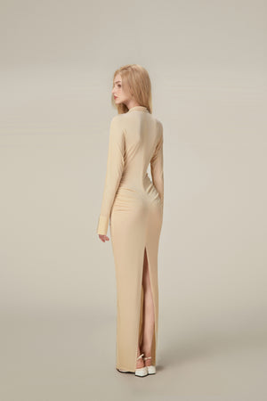 
            
                Load image into Gallery viewer, Apricot Jersey Maxi Dress
            
        