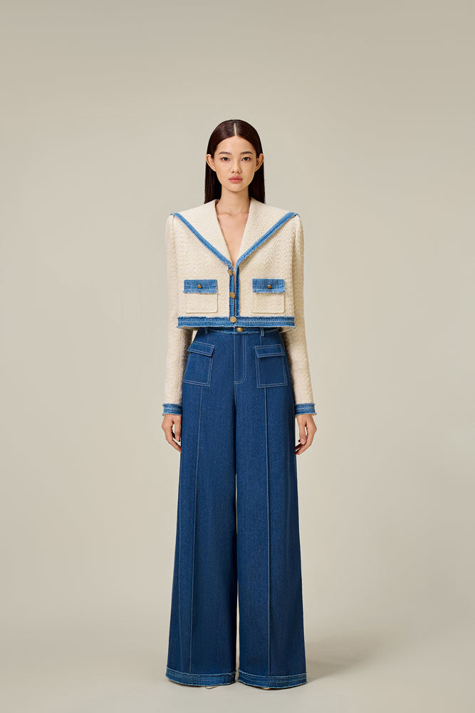 IVORY SAILOR TWEED JACKET