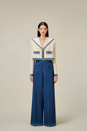 IVORY SAILOR TWEED JACKET