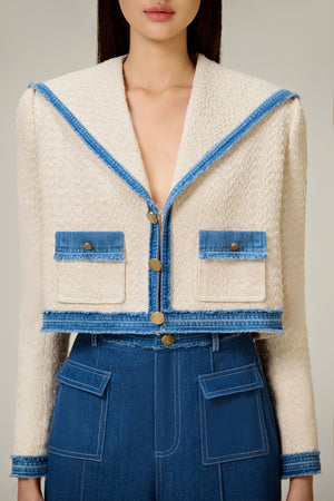 IVORY SAILOR TWEED JACKET