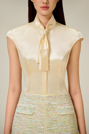 GOLD SILK SHIRT