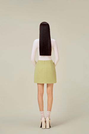MINT KNIT MINI SKIRT