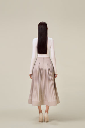 ASHY PLEATED SKIRT