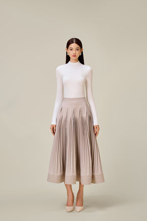 ASHY PLEATED SKIRT