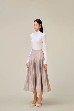 ASHY PLEATED SKIRT