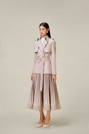 ASHY PLEATED SKIRT