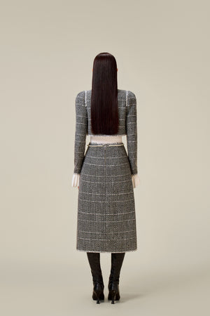 BLACK TWEED JACKET