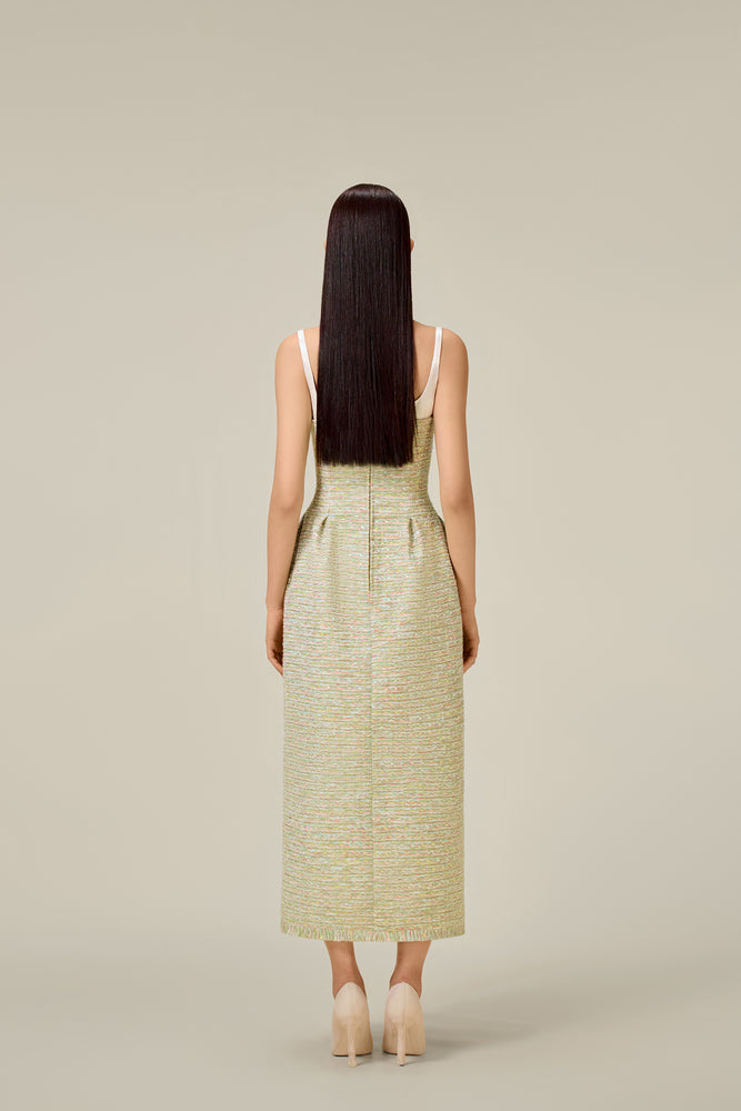 MINT TWEED DRESS
