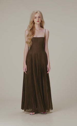 
            
                Load and play video in Gallery viewer, Chocolate Linen Maxi Dress
            
        