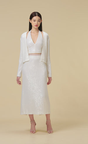 
            
                Load and play video in Gallery viewer, WHITE BEADED CARDIGAN
            
        
