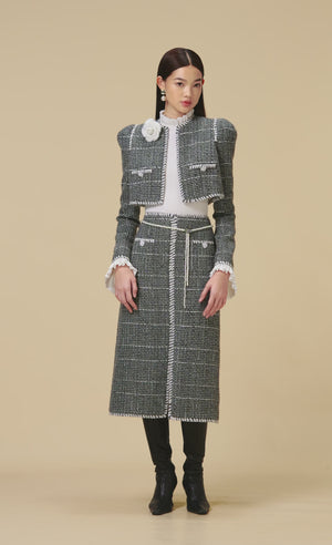 
            
                Load and play video in Gallery viewer, BLACK TWEED JACKET
            
        
