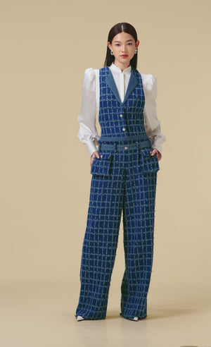 
            
                Load and play video in Gallery viewer, DENIM TWEED WAISTCOAT
            
        