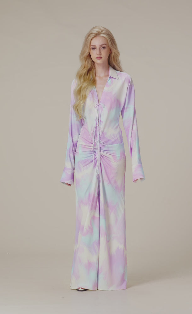 
            
                Load and play video in Gallery viewer, Printed Maxi Dress
            
        