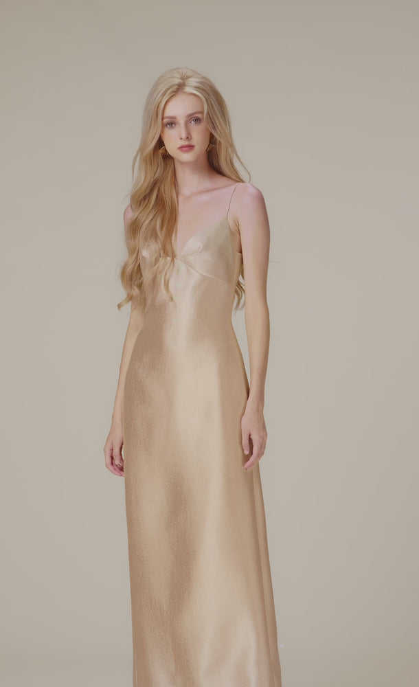 
            
                Load and play video in Gallery viewer, Glory Taffeta Slip Dress
            
        