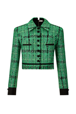 Green Tweed  Top