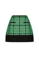 Green Tweed Skirt