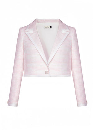 BABY PINK TWEED JACKET