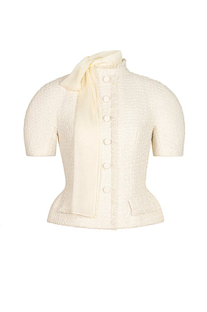 IVORY TWEED JACKET