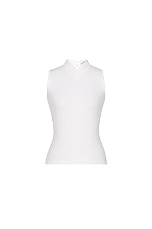 
            
                Load image into Gallery viewer, SLEEVELESS HIGH V-NECK TOP
            
        