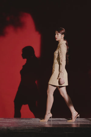 
            
                Load and play video in Gallery viewer, Camel Lace Mini Dress
            
        