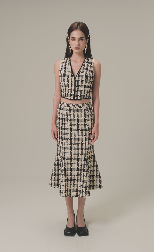
            
                Load and play video in Gallery viewer, CLASSIC GINGHAM WAISTCOAT
            
        