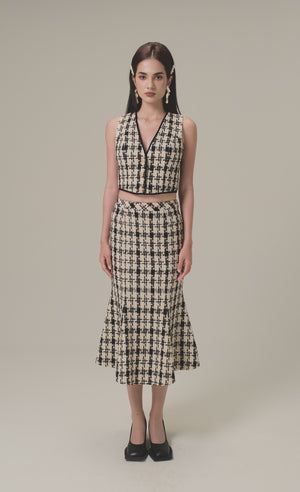 
            
                Load and play video in Gallery viewer, CLASSIC GINGHAM WAISTCOAT
            
        