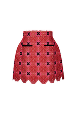 Pink Lace Skirt