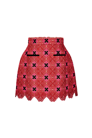 Pink Lace Skirt
