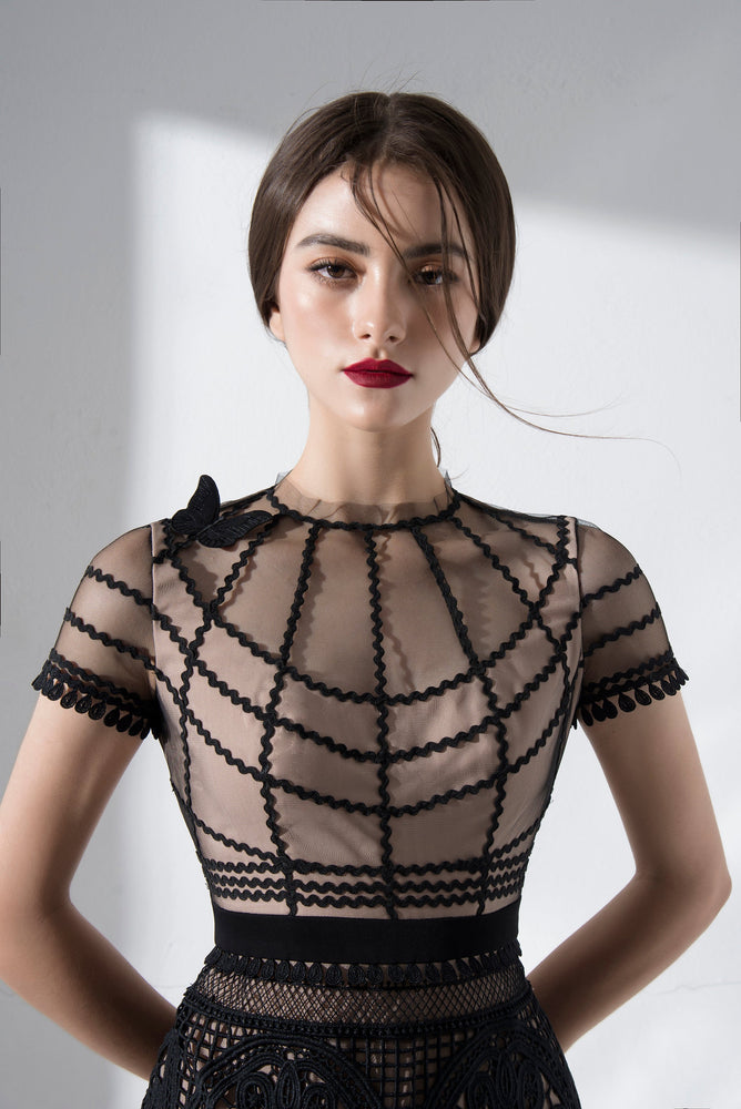Black Lace Dress
