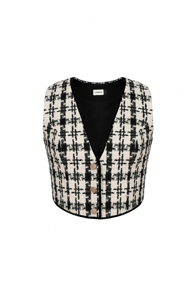
            
                Load image into Gallery viewer, CLASSIC GINGHAM WAISTCOAT
            
        