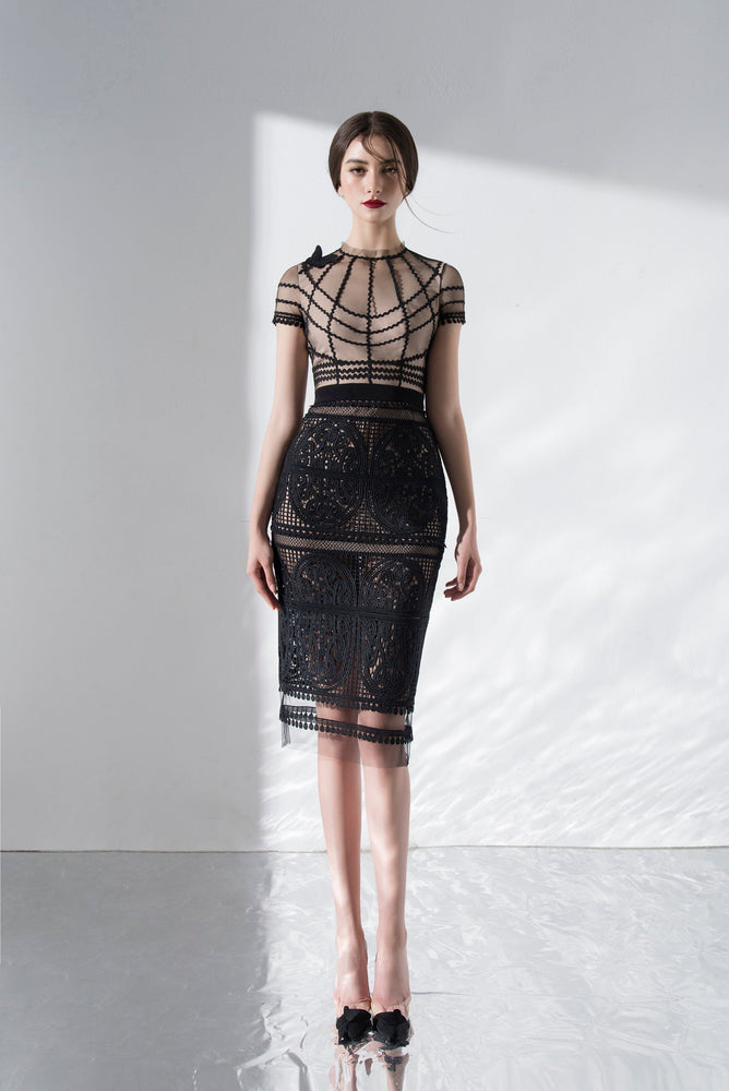 Black Lace Dress